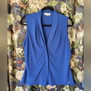 Cobalt blue Calvin Klein sleeveless top LG